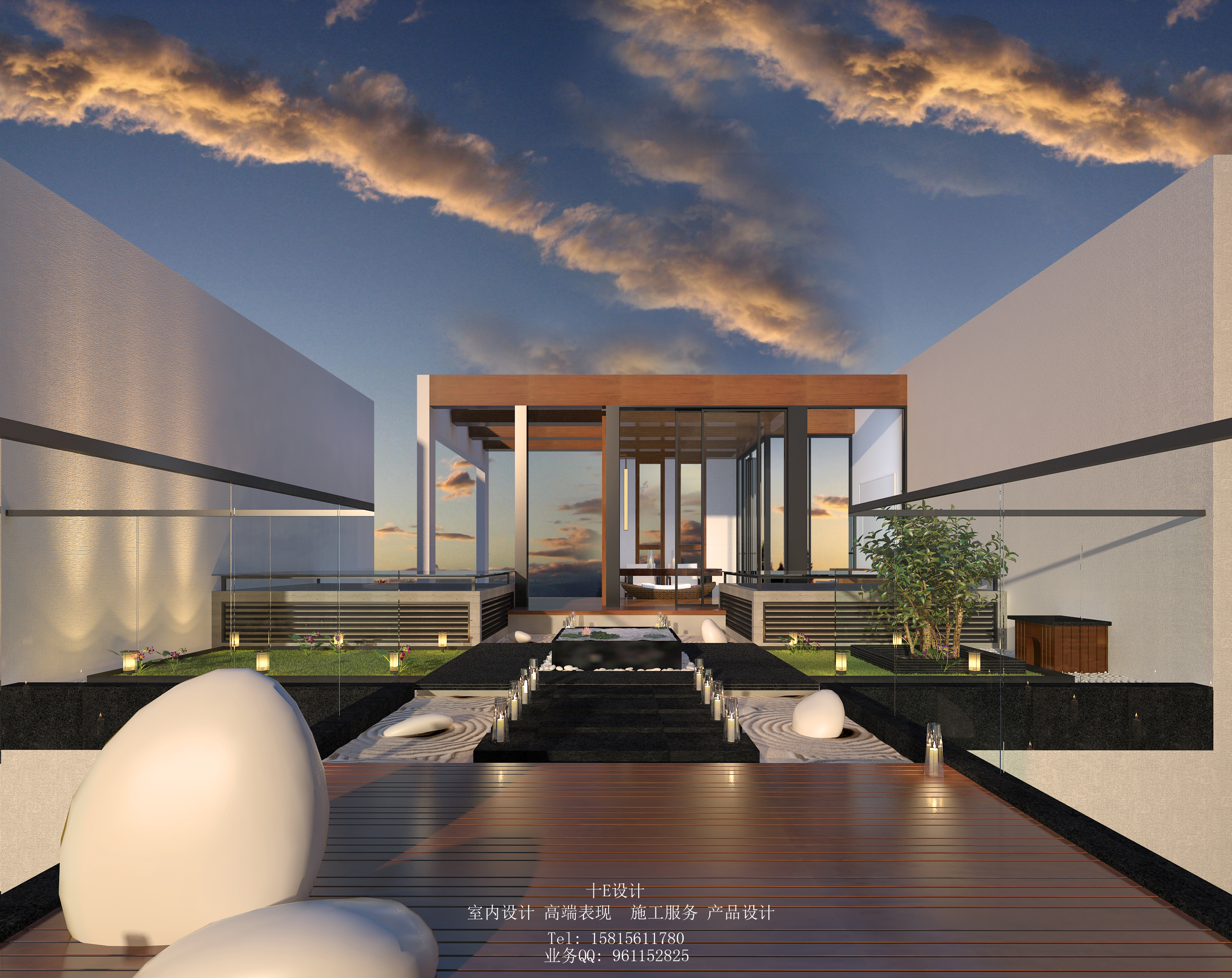 金湖花园天台|空间|建筑设计|shiyidesign 