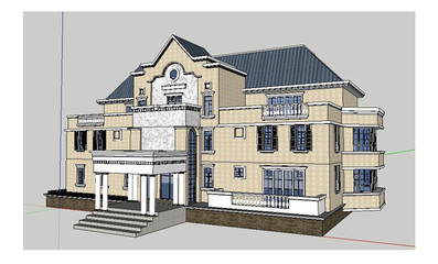 别墅建筑草图大师SU模型